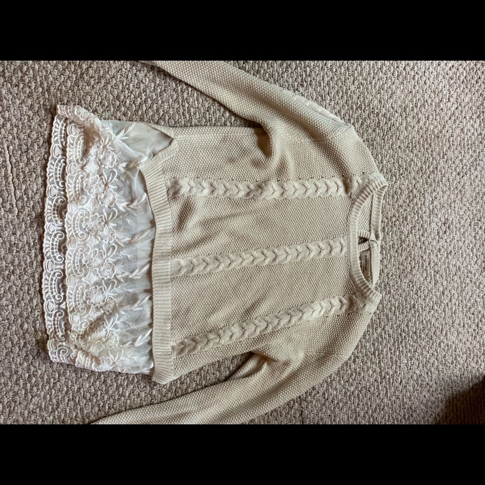 Cream White Monteau sweater